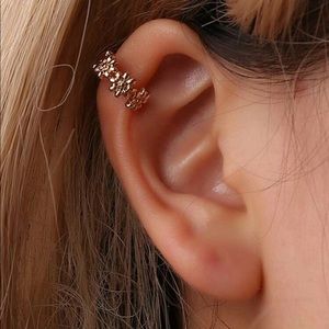 3/$30 Gold Flower Ear Cuff